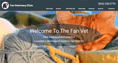 Desktop Screenshot of fanveterinaryclinic.com